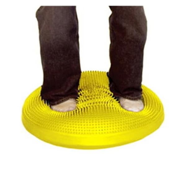 Fabrication Enterprises Fabrication Enterprises 30-1868Y 23.6 in. Cando Inflatable Vestibular Seating & Standing Disc; Yellow 30-1868Y - main